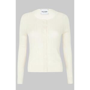 NEW KUJTEN women's thiziri cardigan in washed white